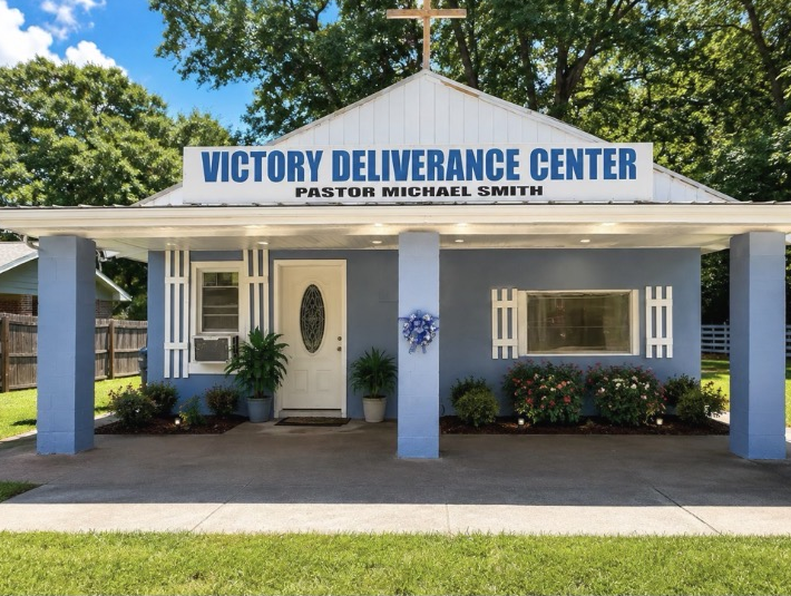 The Victory Deliverance Center church building in Winder, Georgia